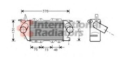 VAN WEZEL 37004269 -  Интеркулер